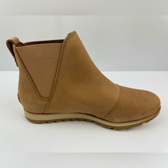 Sorel Shoes - Sorel Women's Sz US 10 Joan Of Arctic Wedge Chelsea Suede Camel Boot NL4333-253